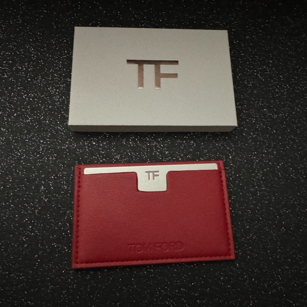 Tom Ford Red Card Holder and Mirror